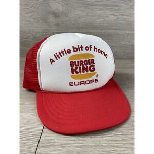 Burger King Europe A Little Bit of Home Vintage Mesh Snapback Hat